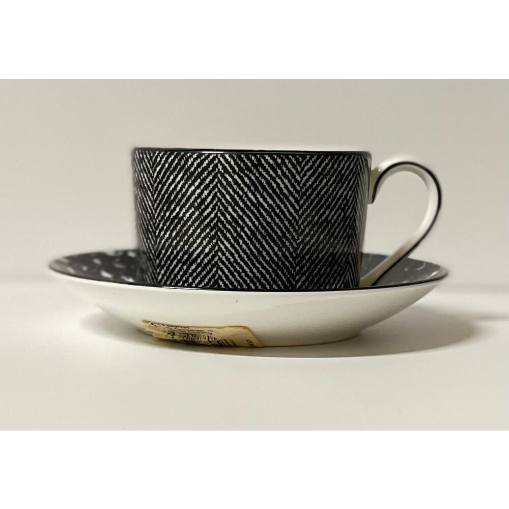 New "Where's Scotty?" flat cup and saucer set by Wedgwood.